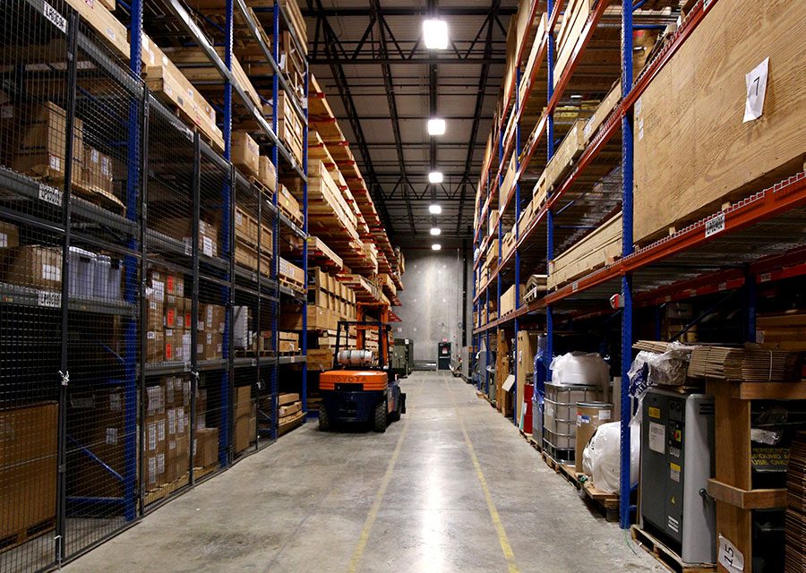 AllClear Distribution Center with Forklift