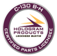 C-130 B-H Certified Parts Licensee by Hologram Products