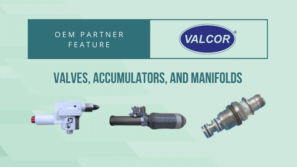 Valcor Engineering Valves, Accumulators, and Manifolds